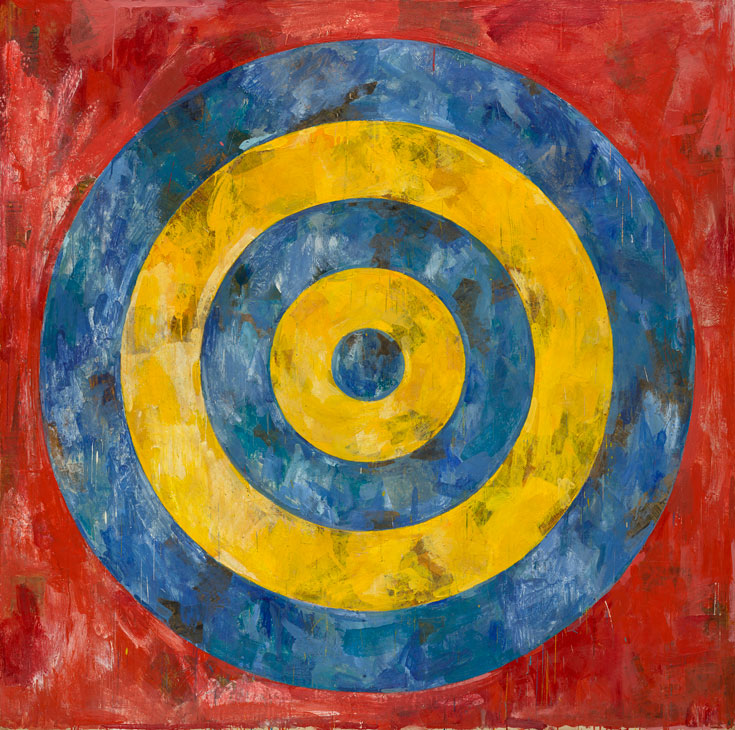 Target (1961), Jasper Johns. © Jasper Johns / VAGA, New York / DACS, London. Photo: © 2017. The Art Institute of Chicago / Art Resource, NY / Scala, Florence