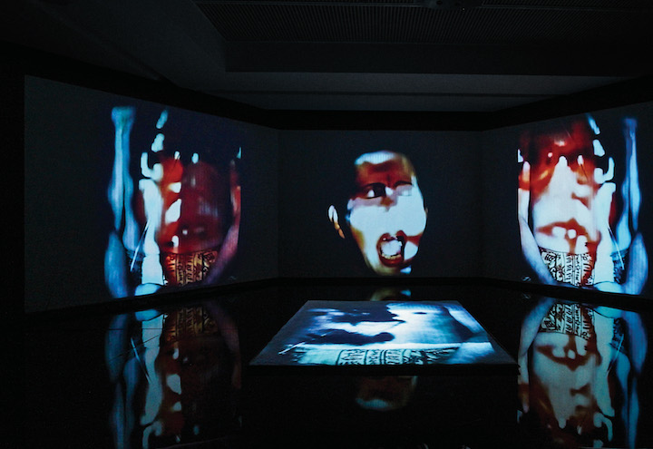 Hamletmachine (2000), Nalini Malani. Photo: © Arario Gallery; Centre Pompidou, Musée national d’art moderne, Paris