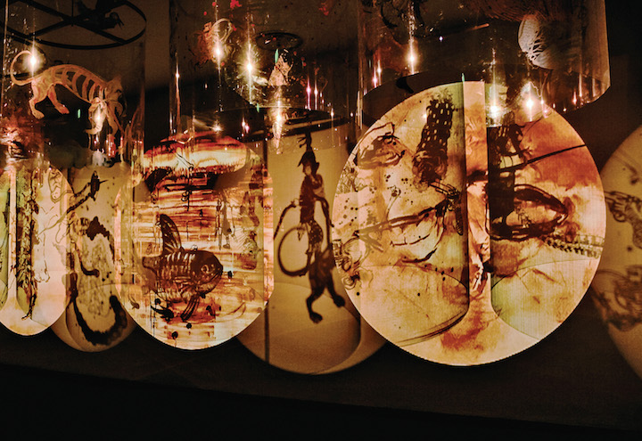 Remembering Mad Meg (2007–11), Nalini Malani. Photo: © Payal Kapadia