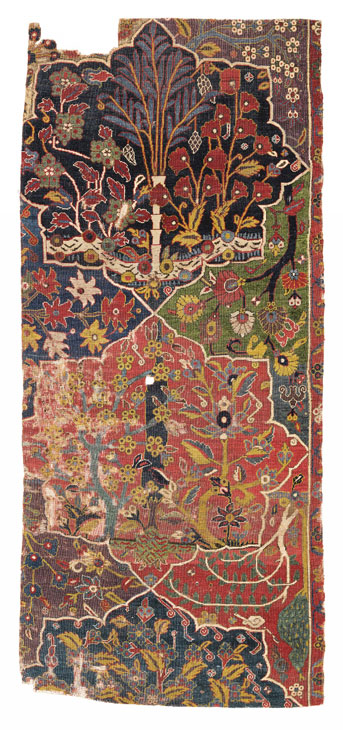 Fragment from the Von Hirsch Garden Carpet (17th-century), Northwest Persia. Sotheby's London, £80,000–120,000. © Sotheby's