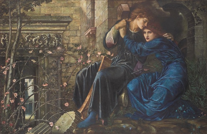 Love among the ruins (1870–73), Edward Coley Burne-Jones. Christie's London (£14.8m)