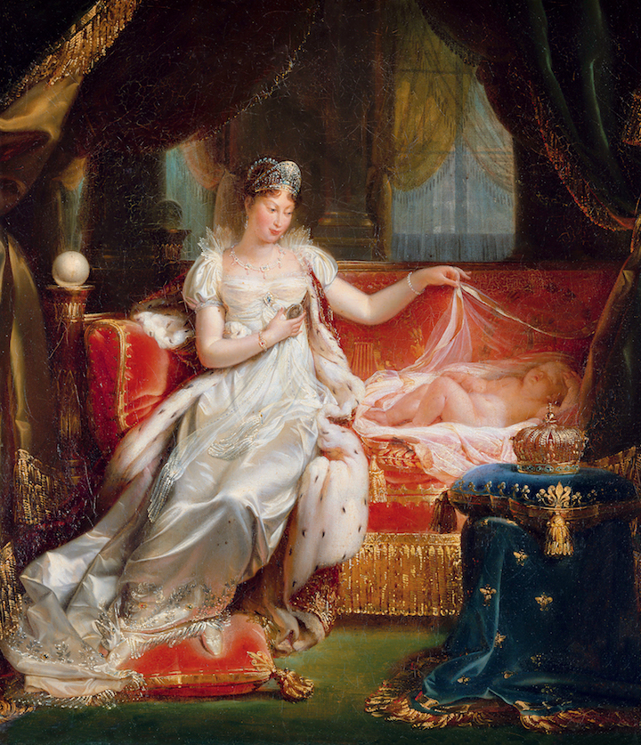 The Empress Marie-Louise Watching Over the Sleeping King of Rome (1811), Joseph Franque. © RMN-Grand Palais / Art Resource, NY / Daniel Arnaudet