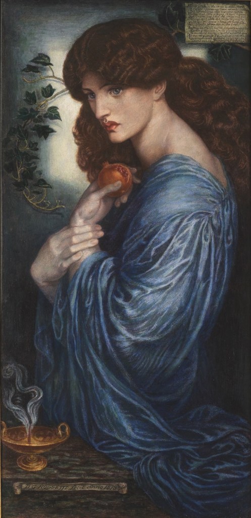 Prosperine (1878), Dante Gabriel Rossetti. Agnews (price on application)