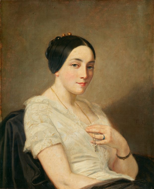 Portrait of a Young Woman, (1850–55), Thomas Couture, Kunstmuseum Bern, bequest of Cornelius Gurlitt; provenance before 1940: Georges Mandel, Paris, photo: David Ertl, © Kunst- und Ausstellungshalle der Bundesrepublik Deutschland GmbH