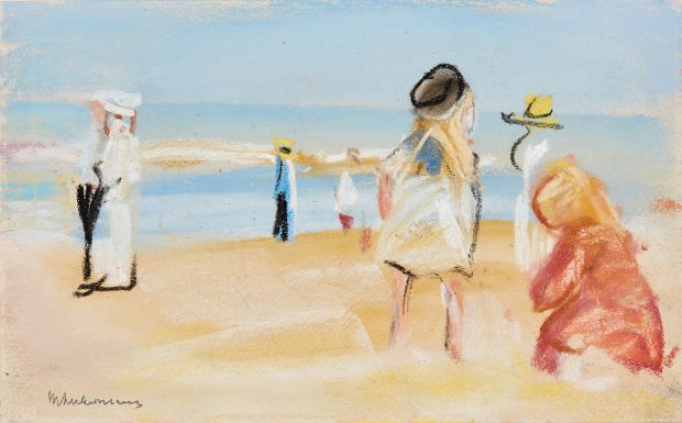 Figuren am Strand, (n.d.), Max Liebermann. Kunstmuseum Bern, bequest of Cornelius Gurlitt, provenance undergoing clarification. Photo: Mick Vincenz; © Kunst und Ausstellungshalle der Bundesrepublik Deutschland GmbH