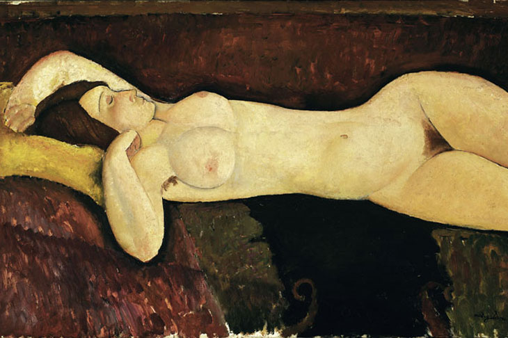 Reclining Nude (1919), Amedeo Modigliani. Museum of Modern Art, New York
