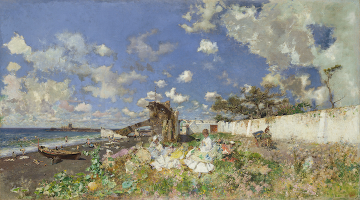 Beach at Portici (1874), Mariano Fortuny y Marsal. Meadows Museum, SMU, Dallas