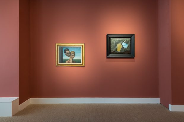 Installation view of ‘René Magritte (Or: The Rule of Metaphor)’ at Luxembourg & Dayan, Photo: Damien Griffiths; courtesy Luxembourg & Dayan; © © ADAGP, Paris and DACS, London 2018