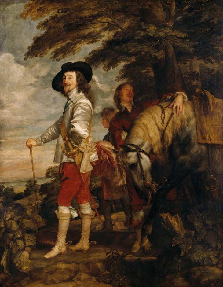 Charles I ('Le Roi à la chasse') (c. 1635), Anthony Van Dyck. Musée du Louvre, Paris.