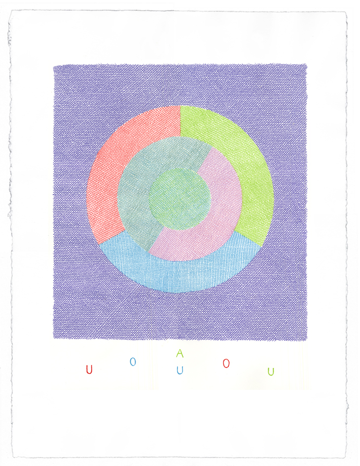 Rotating Vowels iii, Brian O'Doherty