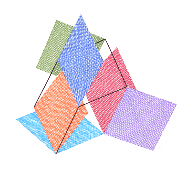 Flying open cube, Brian O'Doherty
