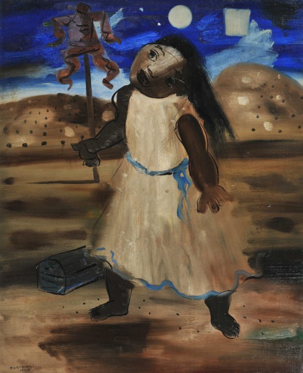 The Scarecrow (The Half-Wit), (1940), Candido Portinari, The Mercer Art Gallery