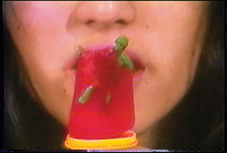 Popsicles (1982–84), Gloria Camiruaga. Museo de Arte Contemporáneo (MAC), Facultad de Artes Universidad de Chile.