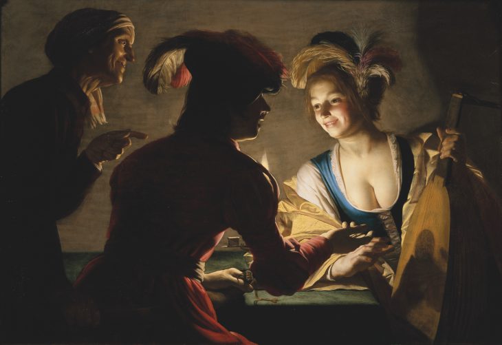 The Procuress, (1625), Gerrit van Honthorst, Centraal Museum, Utrecht