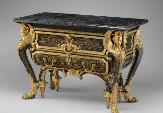 A genuine commode made by André-Charles Boulle in c. 1710–20, at Metropolitan Museum of Art, New York.