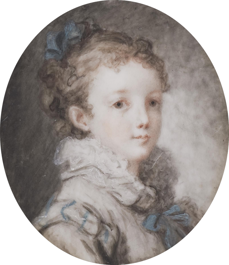 Bust-Length Portrait of a Young Girl, Marie-Anne Fragonard
