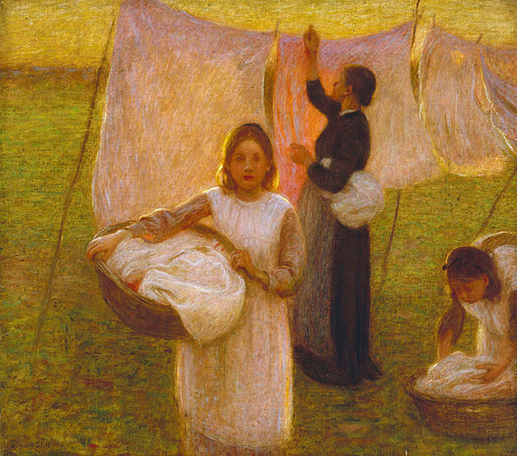 Washing Day (1899), Edward Stott. Watts Gallery Trust