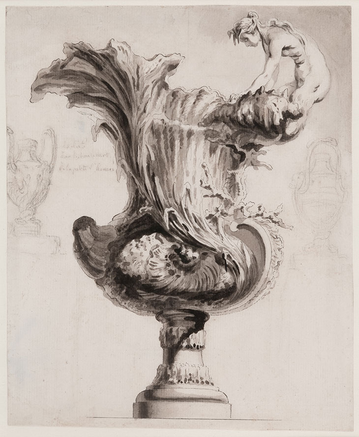Design for a fantastic ewer (c. 1750), Louis-Joseph Le Lorrain. Waddesdon (National Trust). 
