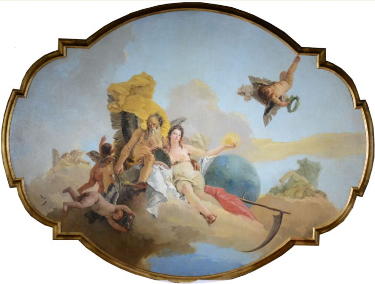 Truth Unveiled by Time Giambattista Tiepolo