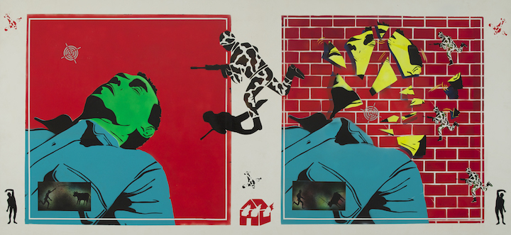 Untitled (Green Head) (1982), David Wojnarowicz. Image courtesy of the Estate of David Wojnarowicz and P.P.O.W., New York