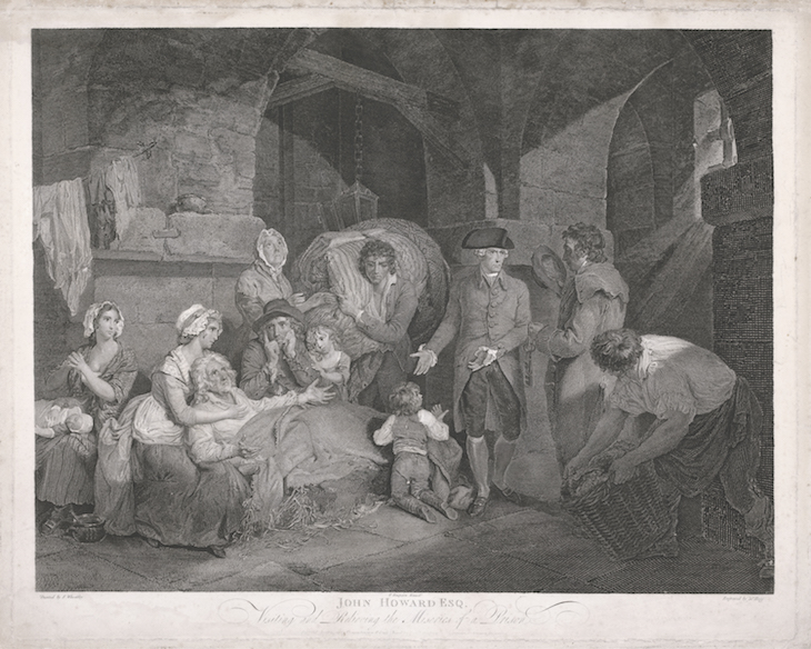 Visiting and Relieving the Miseries of a Prison, John Howard