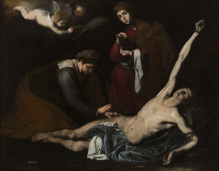 Saint Sebastian Tended by the Holy Women (c. 1620-23), Jusepe di Ribera. © Bilboko Arte Ederren Museoa-Museo de Bellas Artes de Bilbao