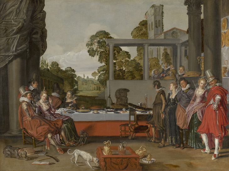 Merry Company on a Terrace (c. 1616–17), Willem Buytewech