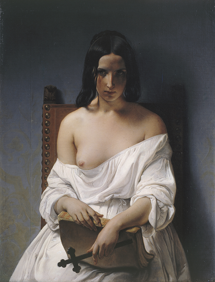 Meditation (1851), Francesco Hayez. Galleria d’Arte Moderna ‘Achille Forti’, Verona