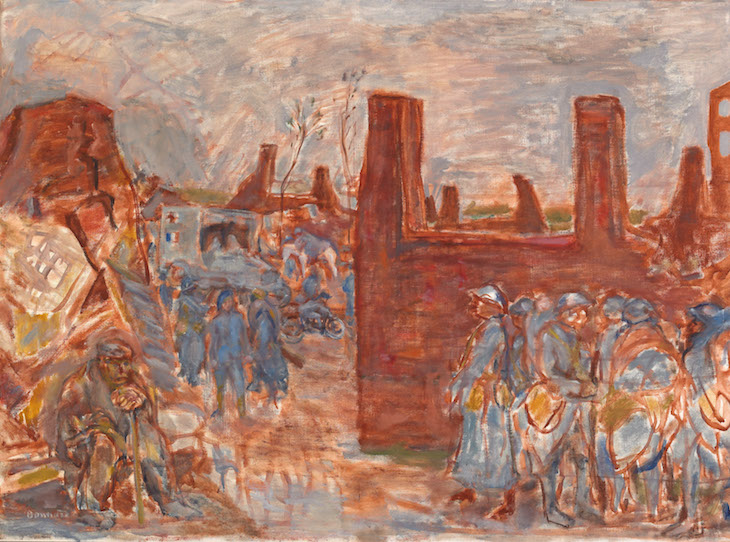 A Ruined Village Near Ham, Bonnard