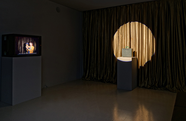 Installation view of The Joyful Mysteries of Junior (2012), Georgina Starr at Site Gallery, Sheffield, 2019.