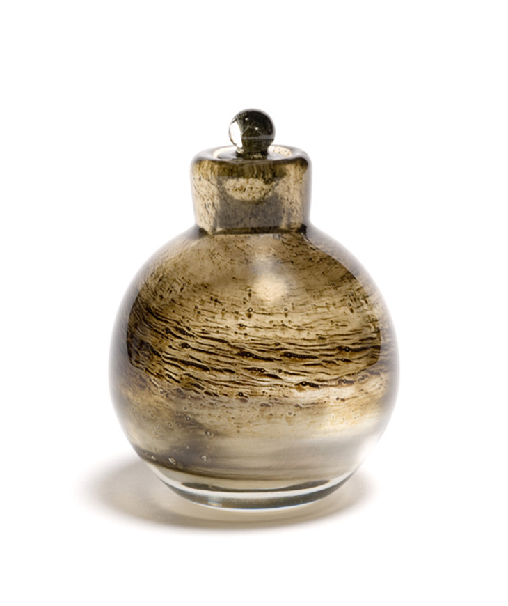 Flattened bottle (1933), Maurice Marinot.