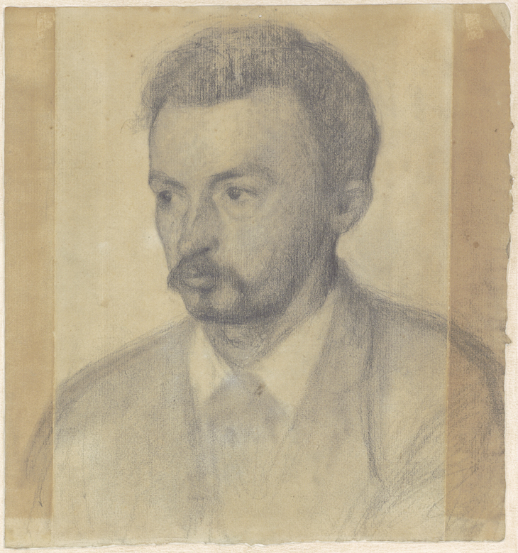 Self-portrait, Hammershoi