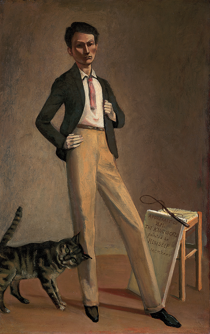 The King of Cats (1935), Balthus. Musée cantonal des Beaux-Arts de Lausanne.