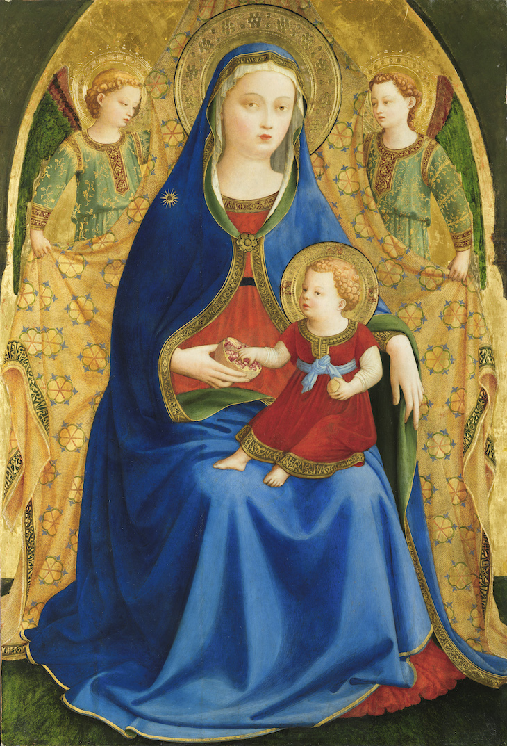 Virgin of the Pomegranate (c. 1424–25), Fra Angelico.