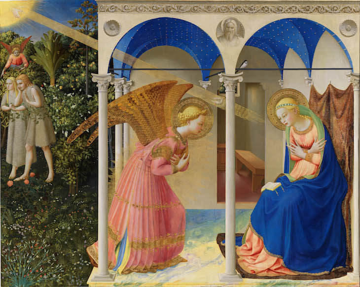 The Annunciation (1425–26), Fra Angelico.