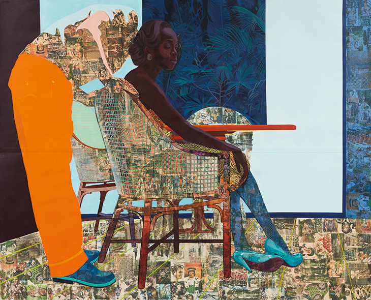 And We Begin to Let Go (2013), Njideka Akunyili Crosby.