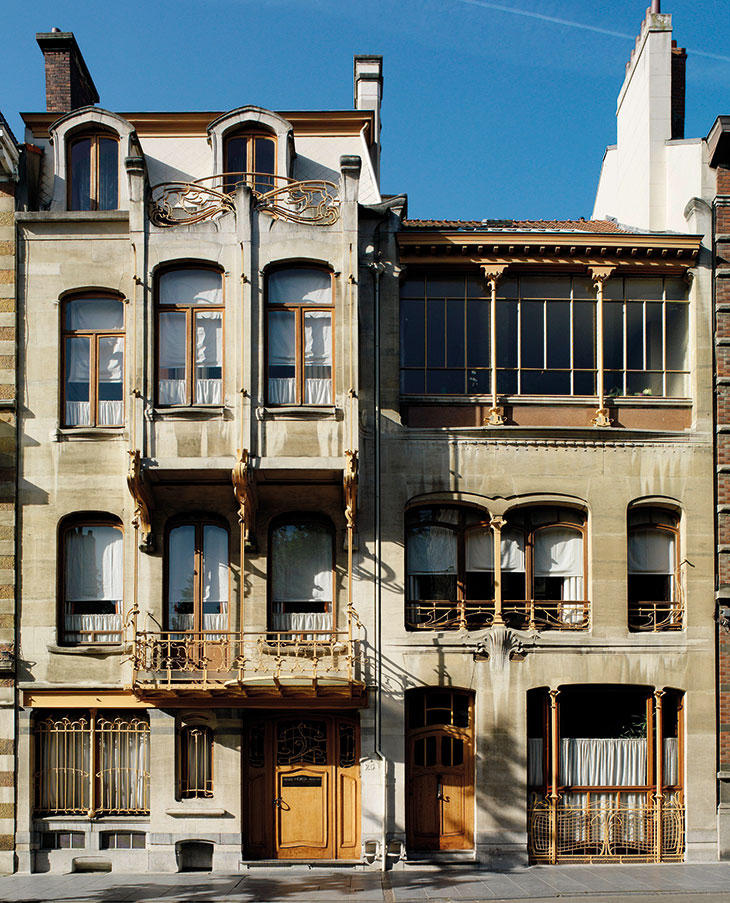 The exterior of the Maison & Atelier Horta.