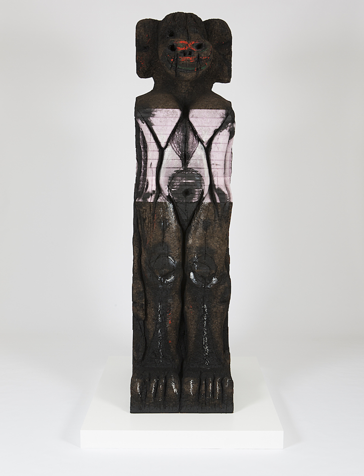Against What. Against Whom Huma Bhabha