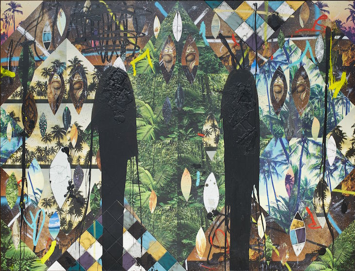 Untitled Escape Collage, Rashid Johnson