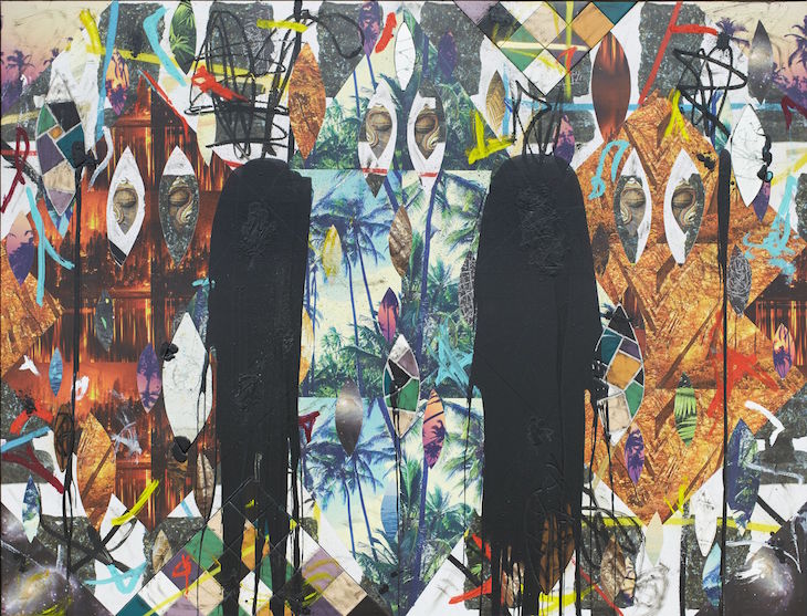 Untitled Escape Collage, Rashid Johnson