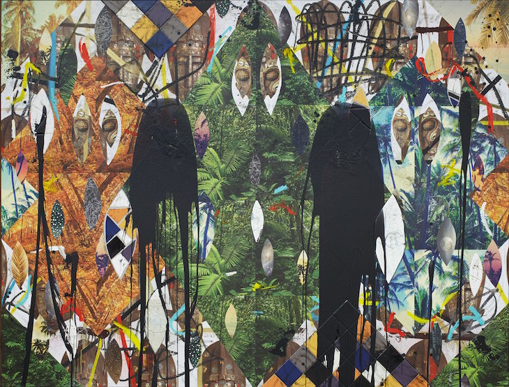 Untitled Escape Collage, Rashid Johnson