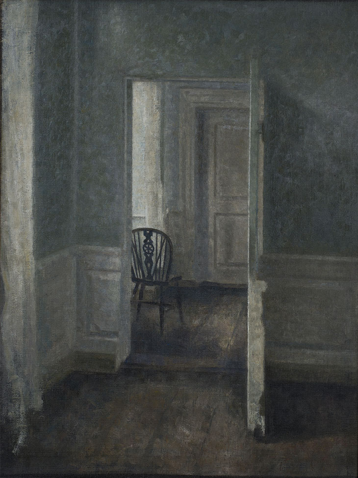 Interior with a Windsor Chair (1913), Vilhelm Hammershøi