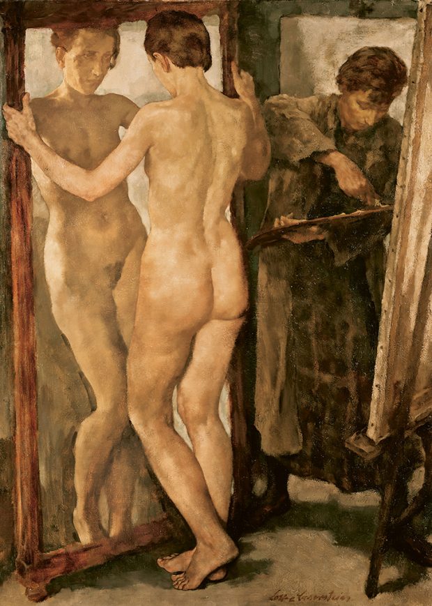 At the Mirror (1930/31), Lotte Laserstein.