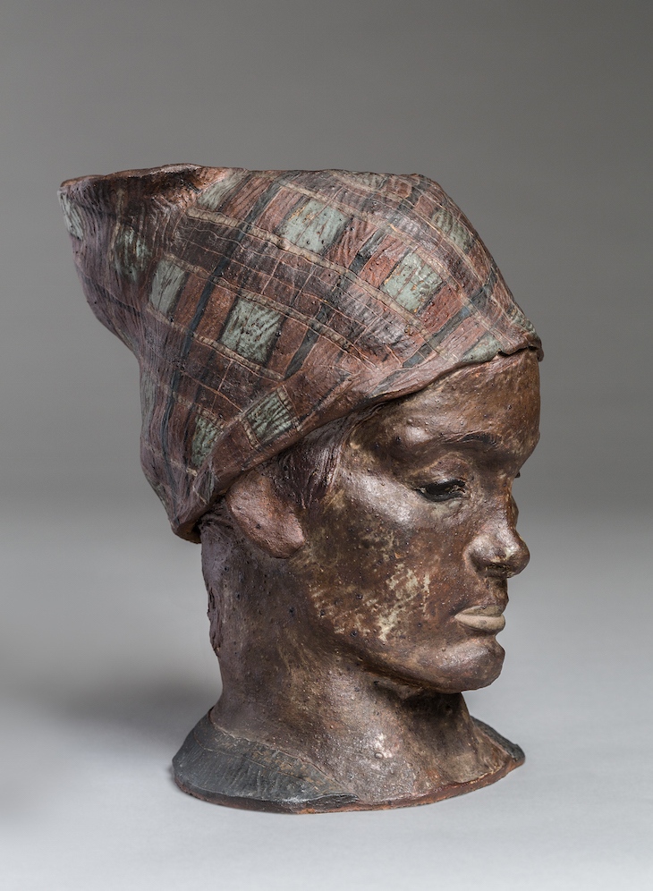 Portrait-Head of Martinique Woman with Kerchief (1887–88), Paul Gauguin.