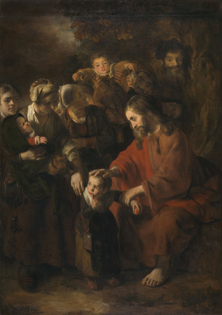 Christ Blessing the Children (1652–53), Nicolaes Maes. National Gallery, London