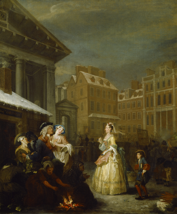 The Four Times of Day: Morning (1736–37), William Hogarth.