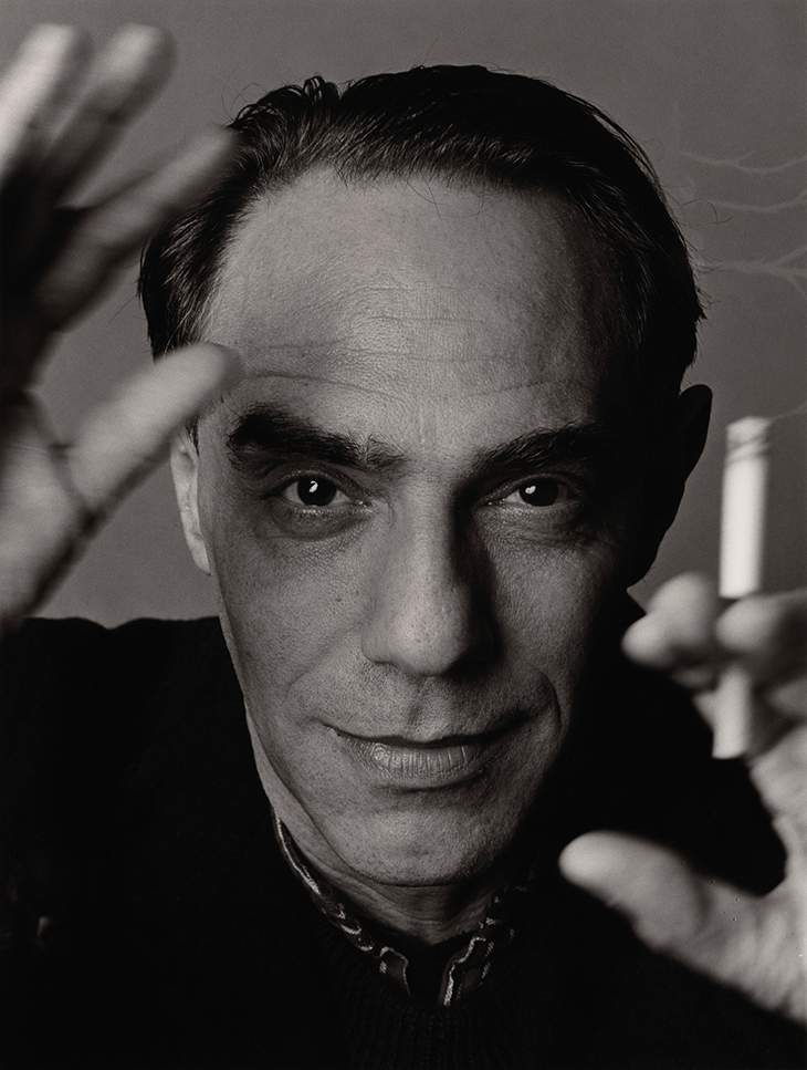 Derek Jarman (1942–94), photographed by Trevor Leighton in 1990. Courtesy National Portrait Gallery, London; © Trevor Leighton