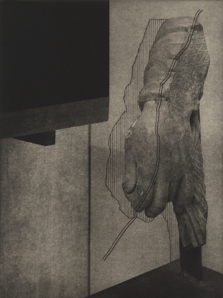 Argument from Silence (broken limb) (2019), Seher Shah, published by the Glasgow Print Studio, printed by Alistair Gow.