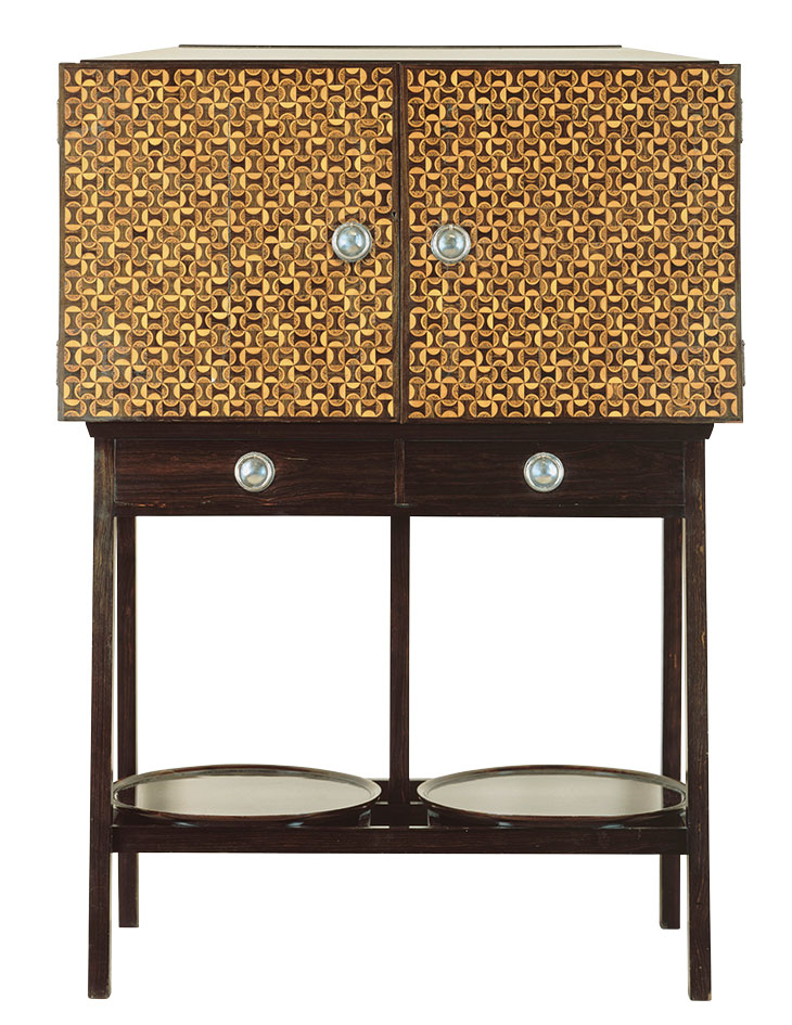 Cabinet (1891), designed by Ernest Gimson for Kenton & Co. Musée d’Orsay, Paris