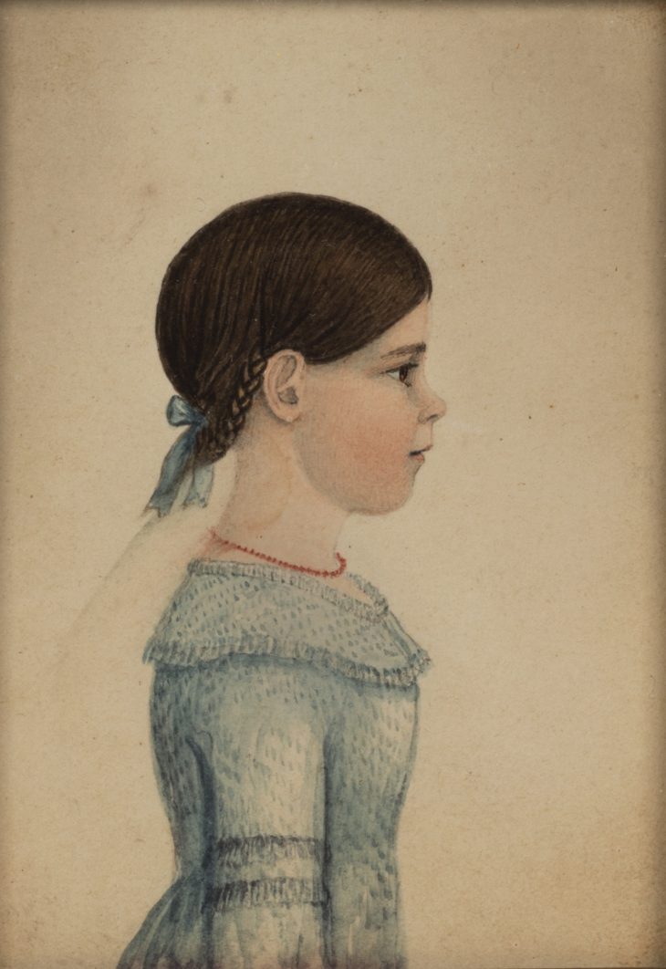 Martha Swan Flagg (c. 1830), attributed to Rufus Porter.